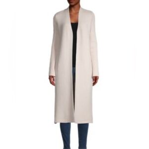 Magaschoni Long Cream Cardigan